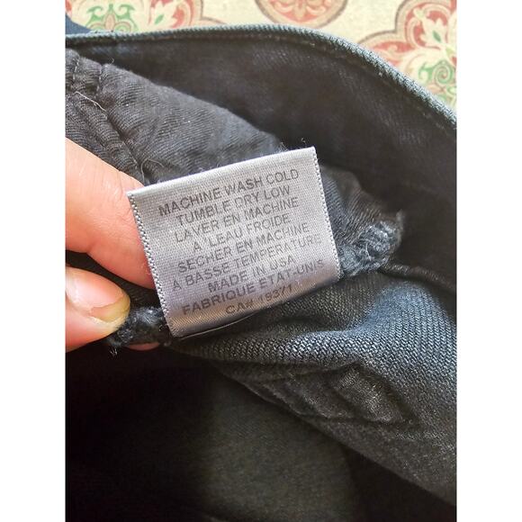 Re/done High Rise Ankle Crop Womens size 27 - Picture 11 of 11